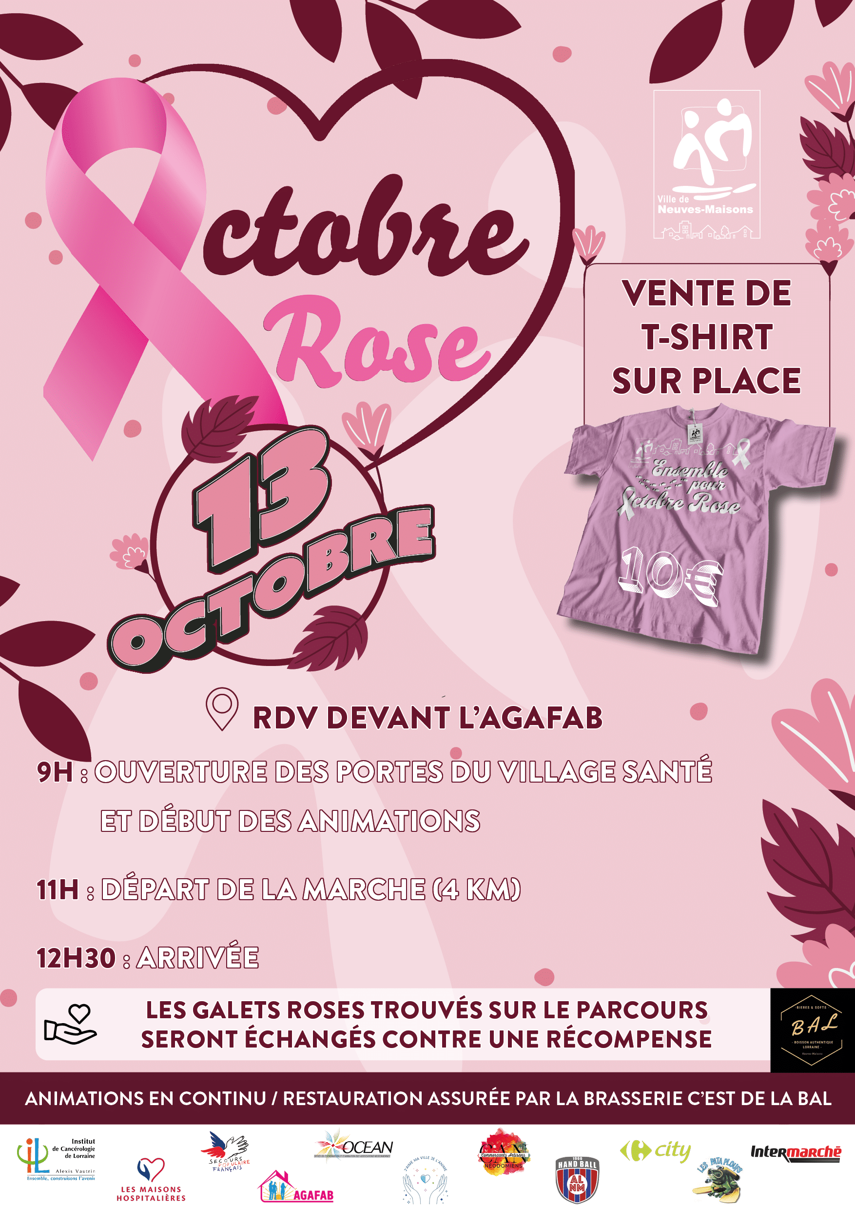 Octobre rose à Neuves-Maisons