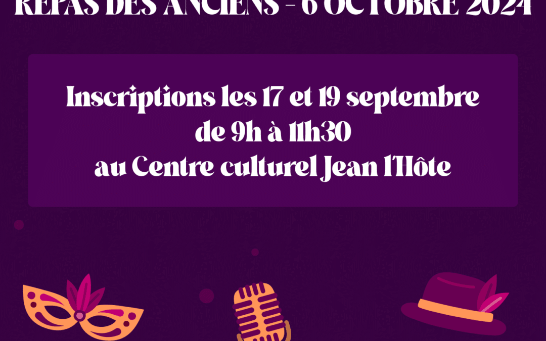 Repas des anciens : Inscriptions