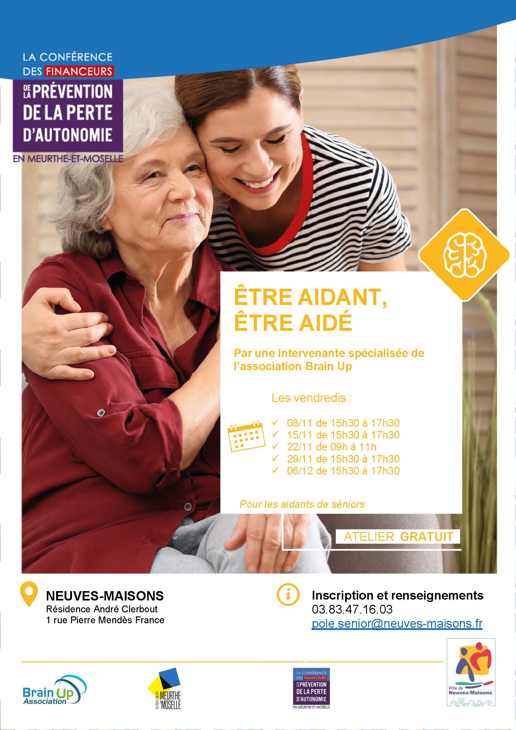 Ateliers à destination des aidants