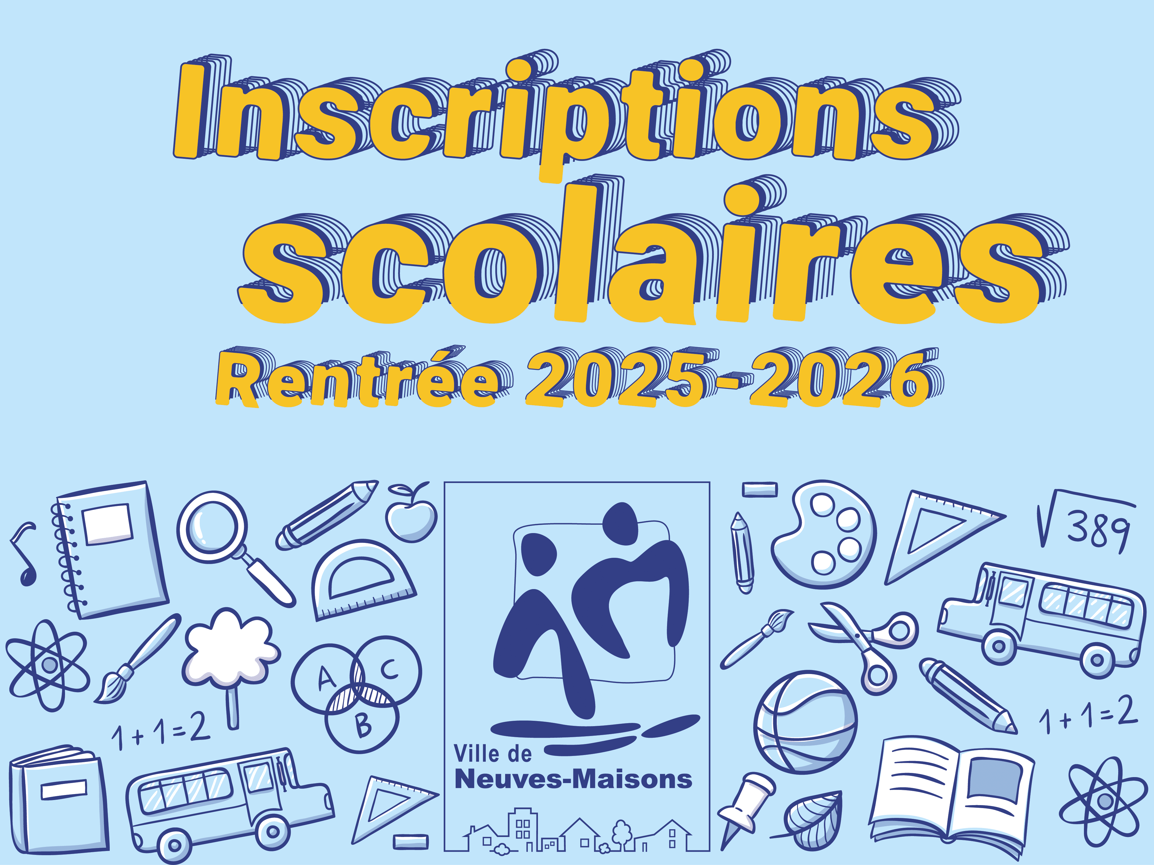 Inscriptions scolaires 2025-2026